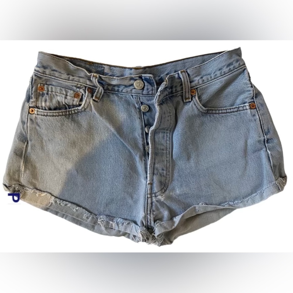 Blue Vintage Levi Jean Shorts